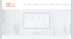 Desktop Screenshot of myonlinebookkeeper.com