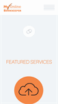 Mobile Screenshot of myonlinebookkeeper.com